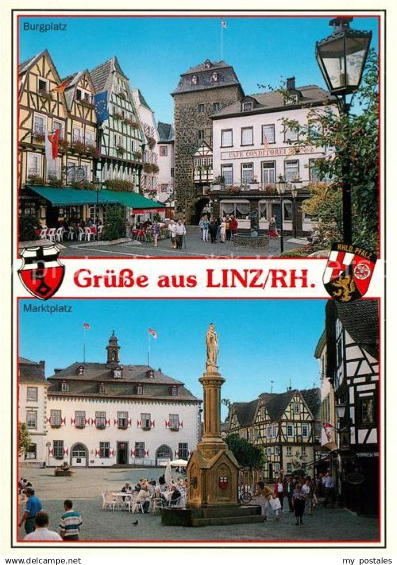 73176576 Linz Rhein Marktplatz Burgplatz Linz Rhein