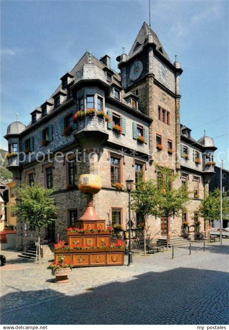 73176636 Oberwesel Rhein Rathaus Oberwesel Rhein