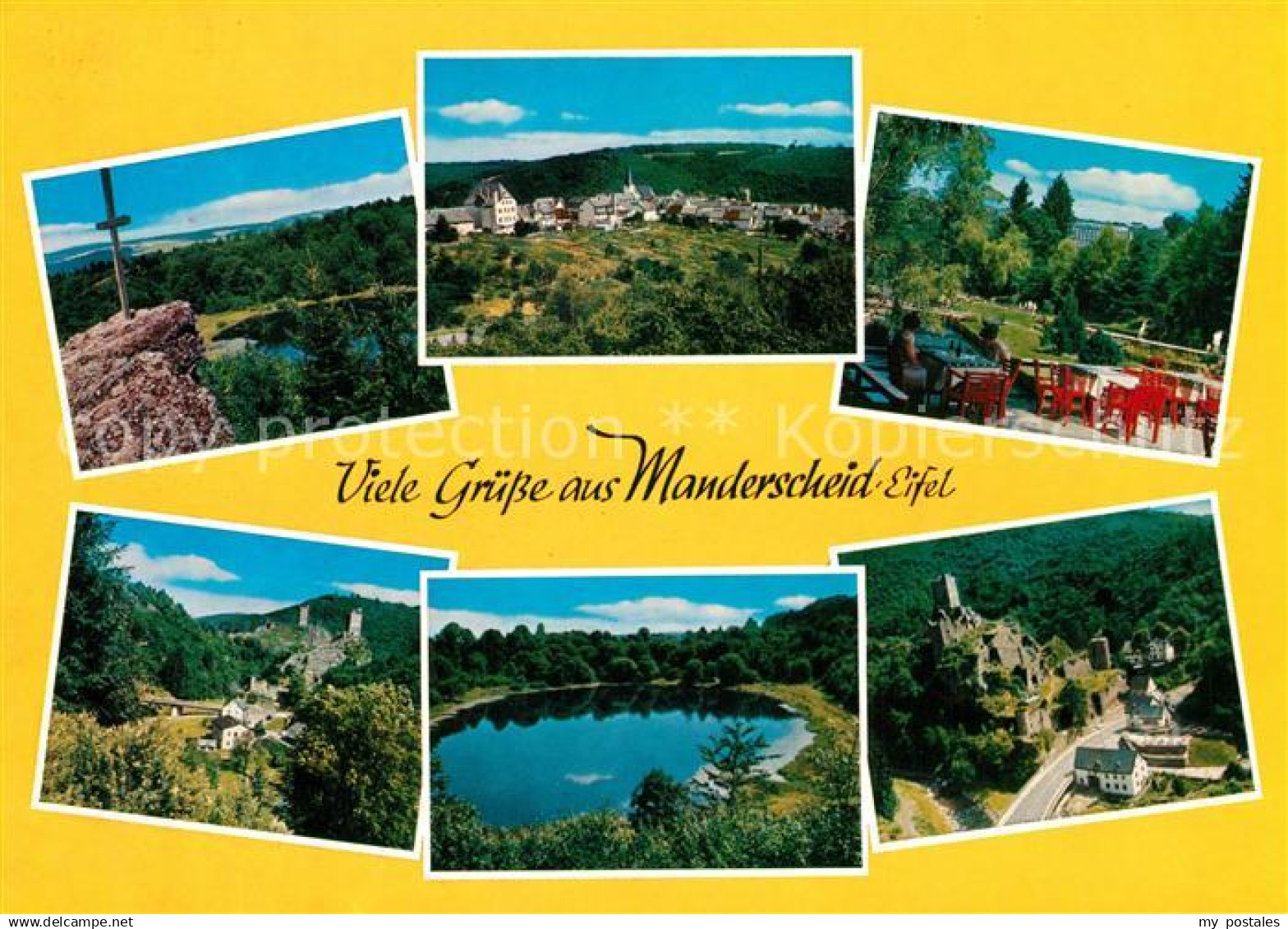 73181671 Manderscheid Eifel Panoramen Manderscheid Eifel