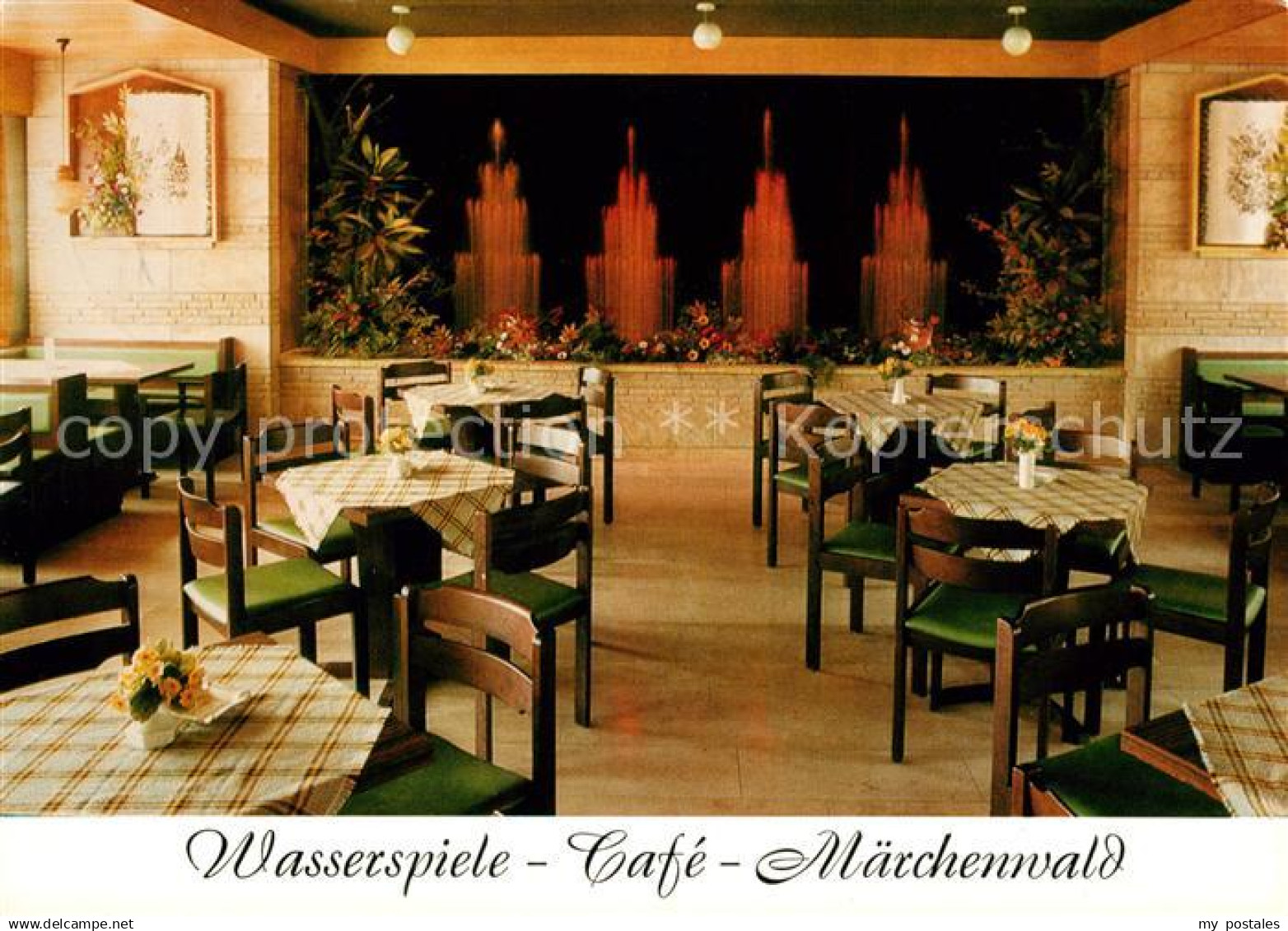 73185236 Bad Koenigshofen Wasserspiele Cafe Maerchenwald Bad Koenigshofen