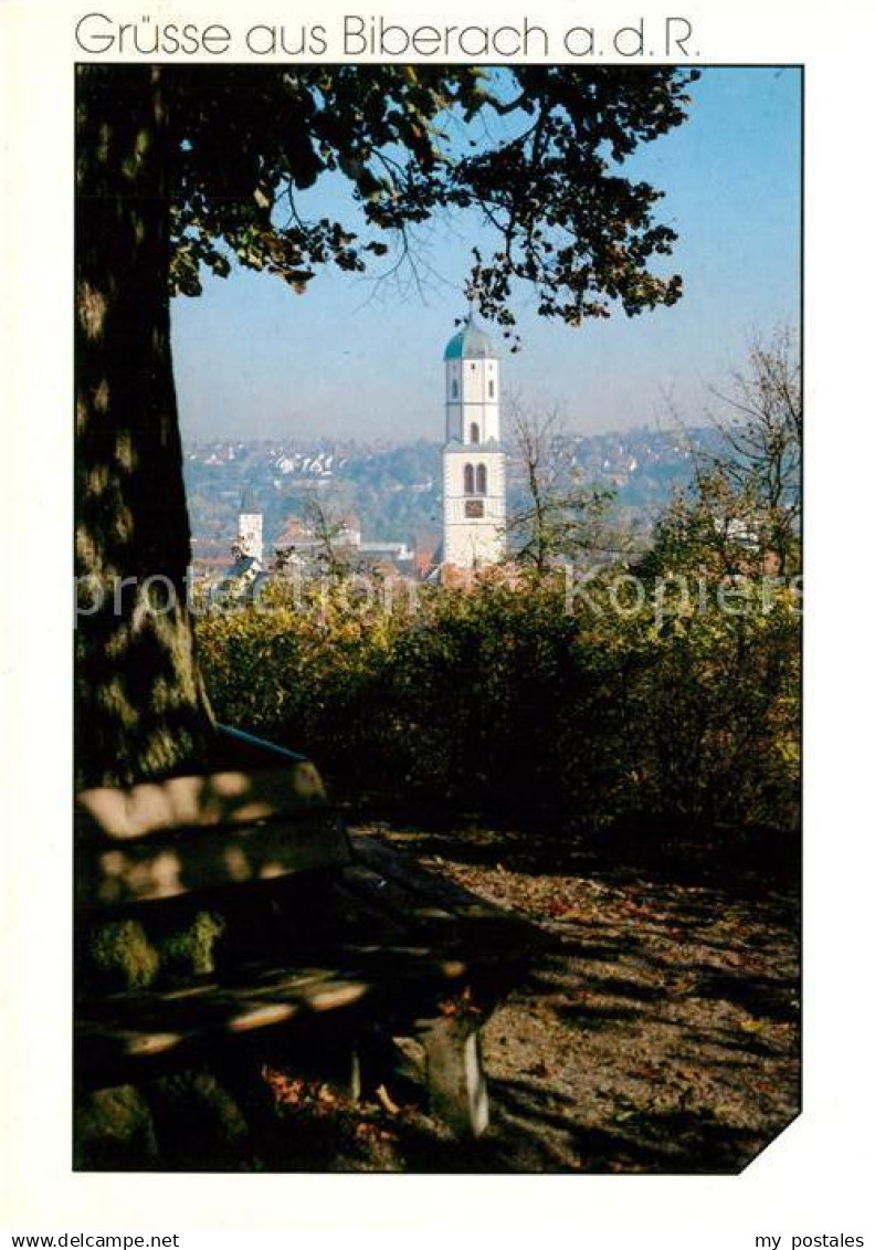 73190197 Biberach Riss Kirchturm Biberach Riss