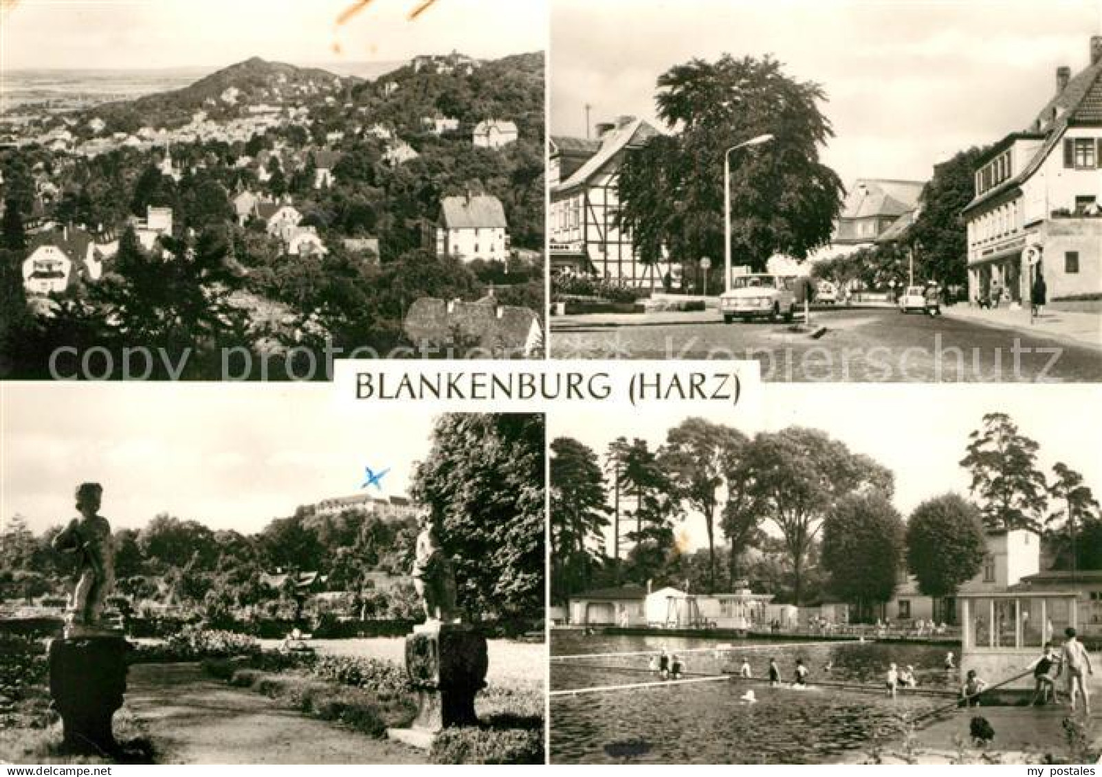 73197773 Blankenburg Harz Mauerstrasse Barockgarten Lustschloss  Blankenburg Har