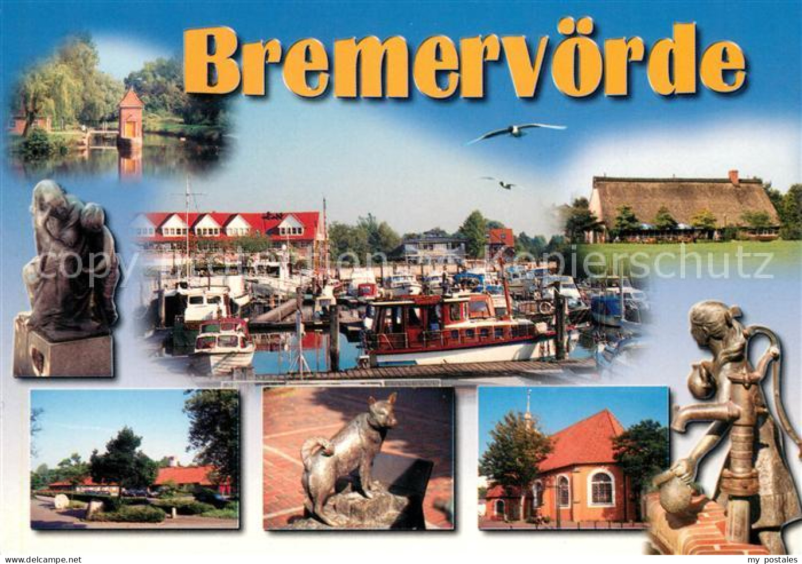 73201535 Bremervoerde Hafen Denkmaeler  Bremervoerde