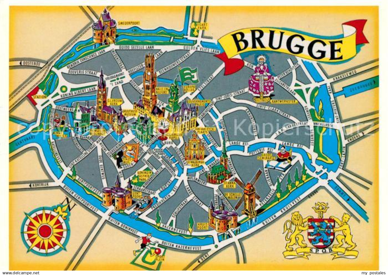 73203267 Brugge Stadtplan  Brugge