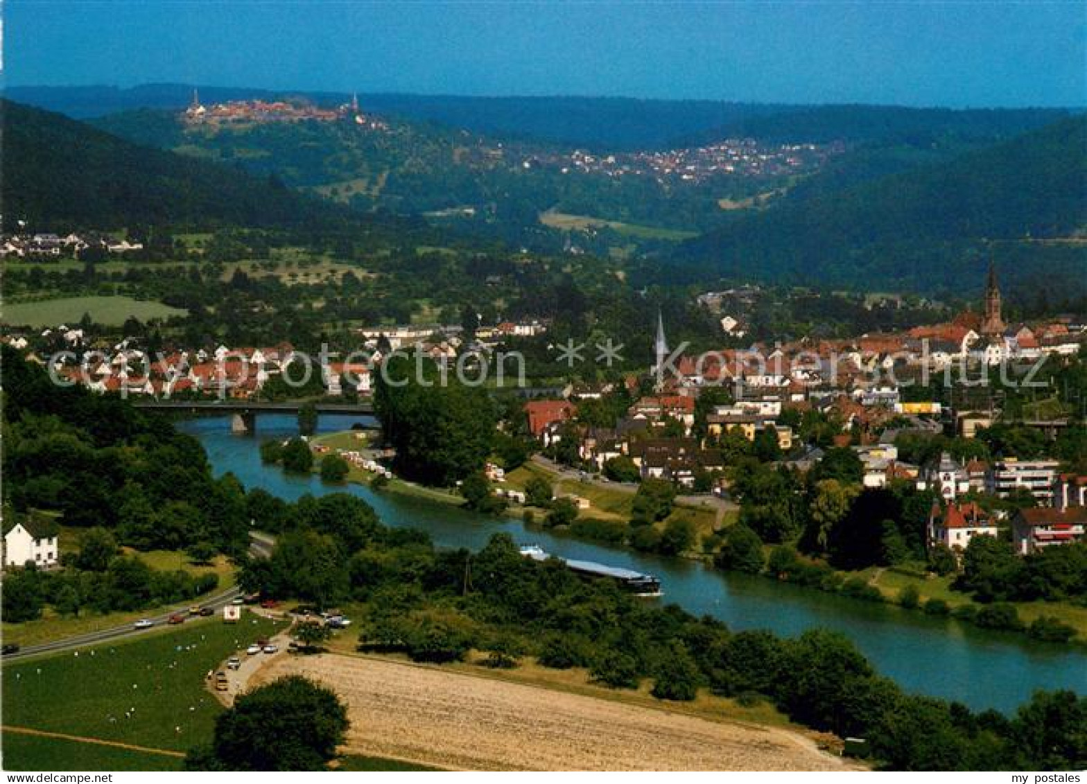 73207742 Neckargemuend Dilsberg Panorama Neckargemuend