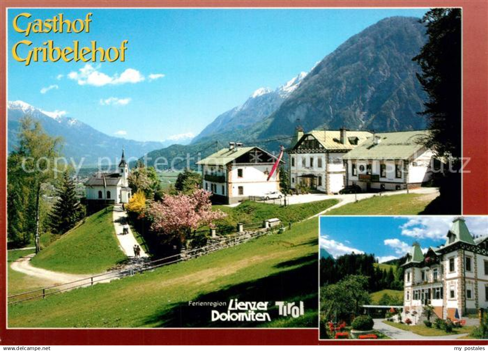 73209472 Lienz Tirol Gasthof Gribelehof Kapelle Alpen Lienz Tirol