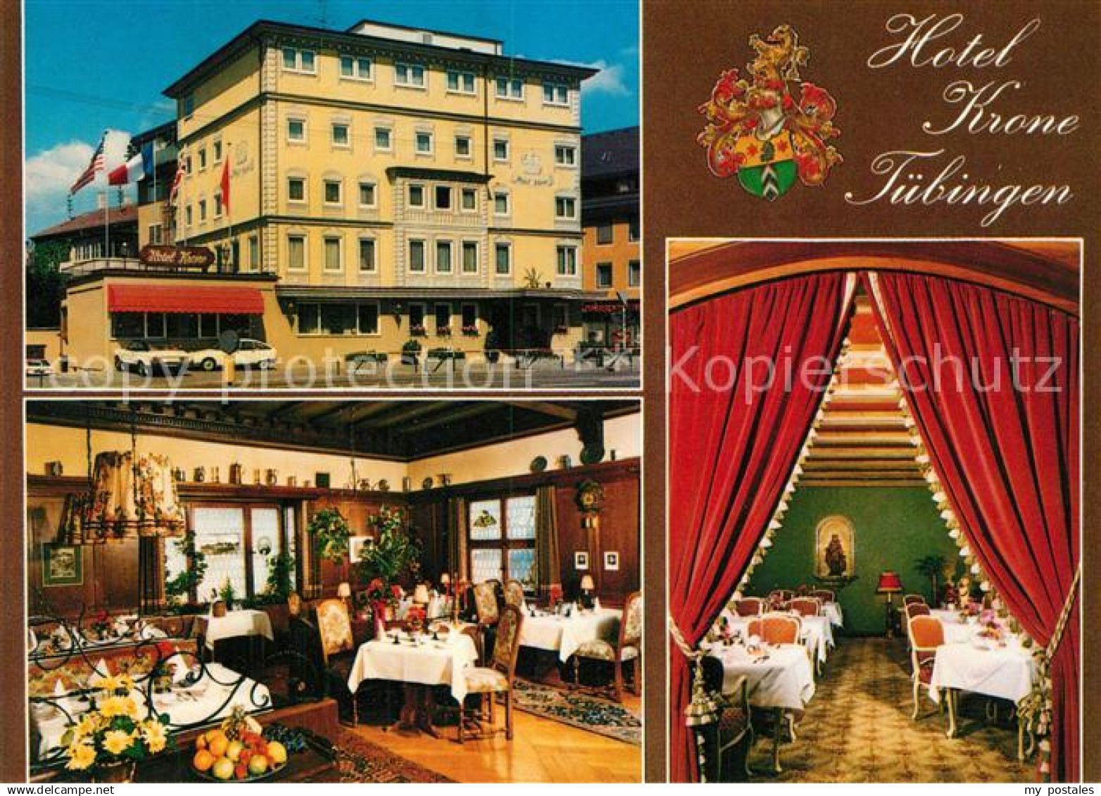 73209873 Tuebingen Hotel Krone Restaurant Uhlandstube Kronenzimmer Tuebingen