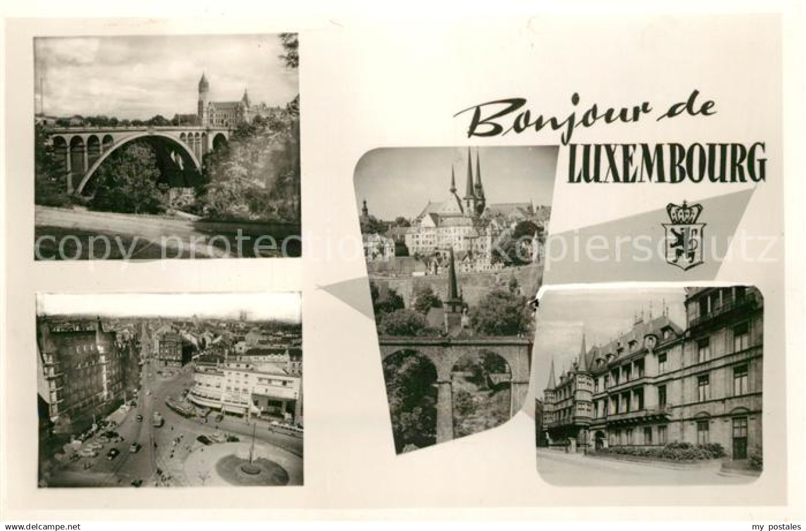 73213223 Luxembourg Luxembourg Bruecke Stadtplatz Teilansichten