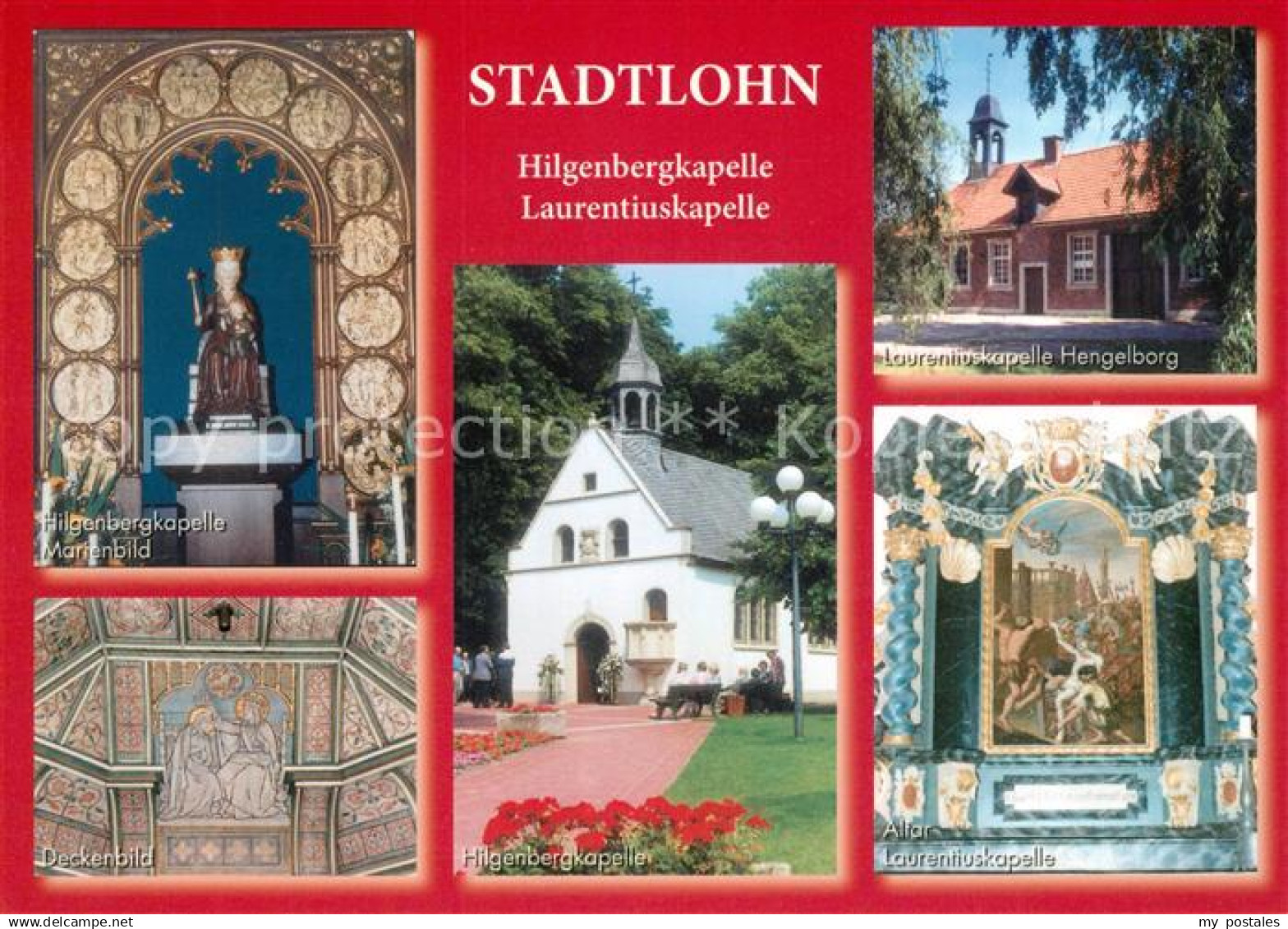 73213429 Stadtlohn Hilgenbergkapelle Marienbild Laurentiuskapelle Deckenbild Alt