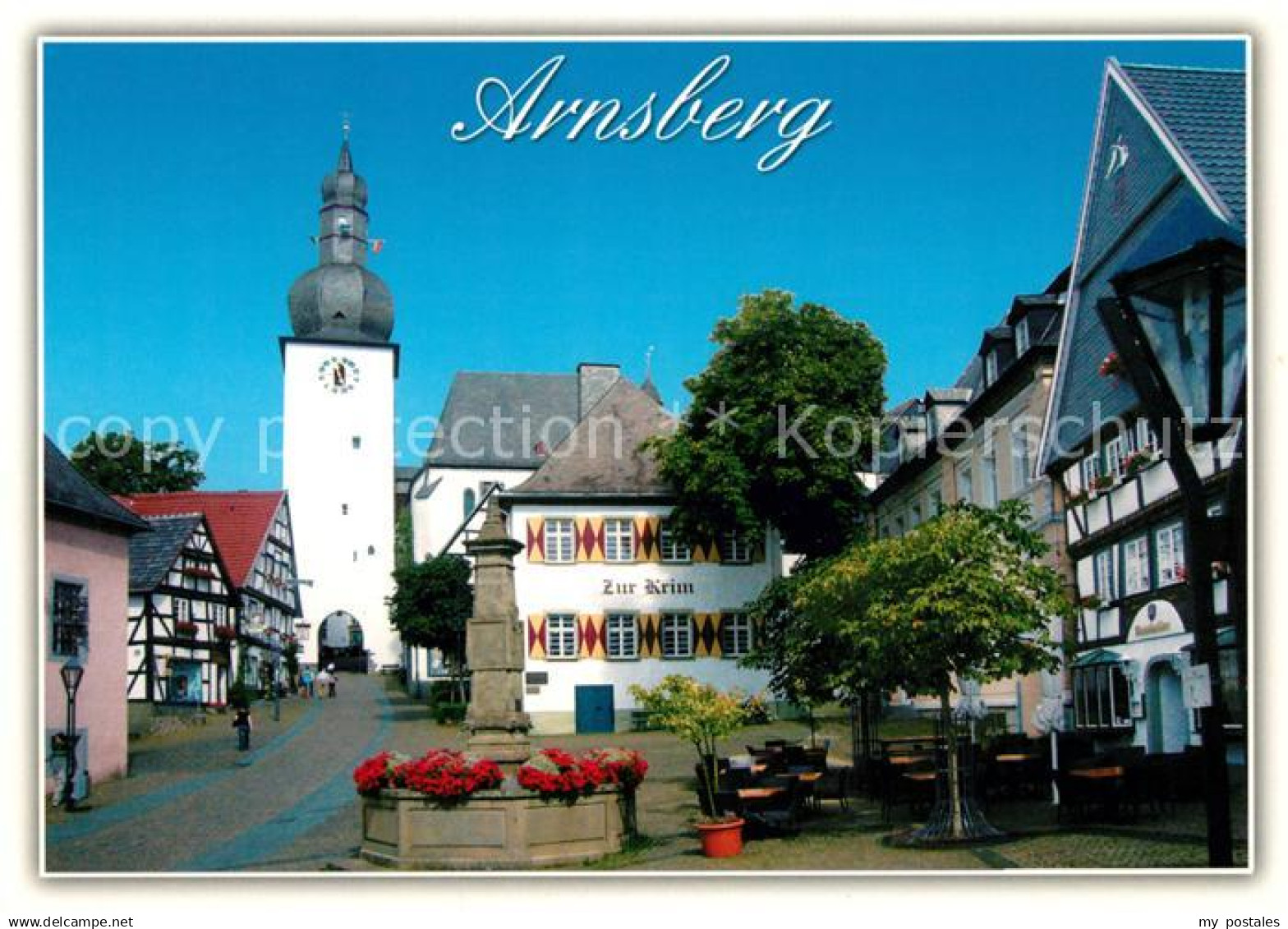 73214010 Arnsberg Westfalen Alter Markt Gasthaus Zur Krim Arnsberg Westfalen