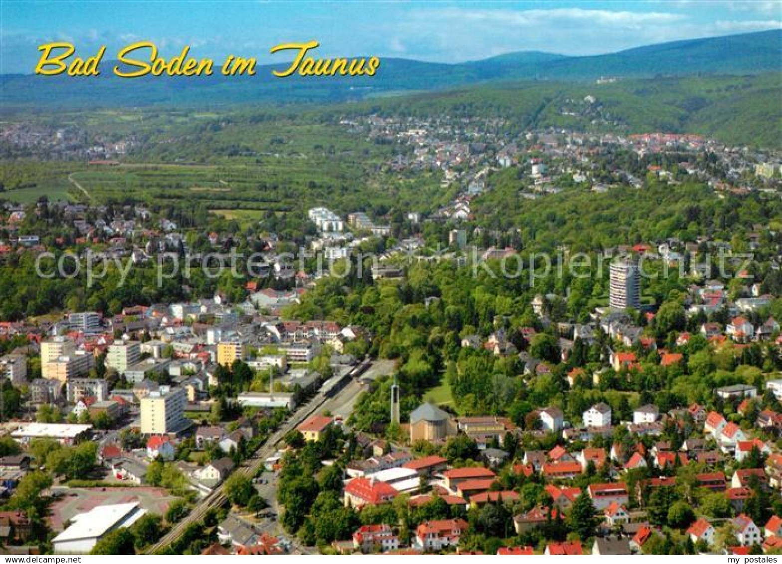 73223809 Bad Soden Taunus Fliegeraufnahme Bad Soden Taunus