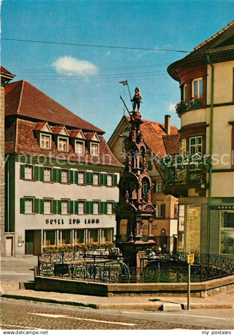 73226342 Rottweil Neckar Hotel Lamm Brunnen Rottweil Neckar