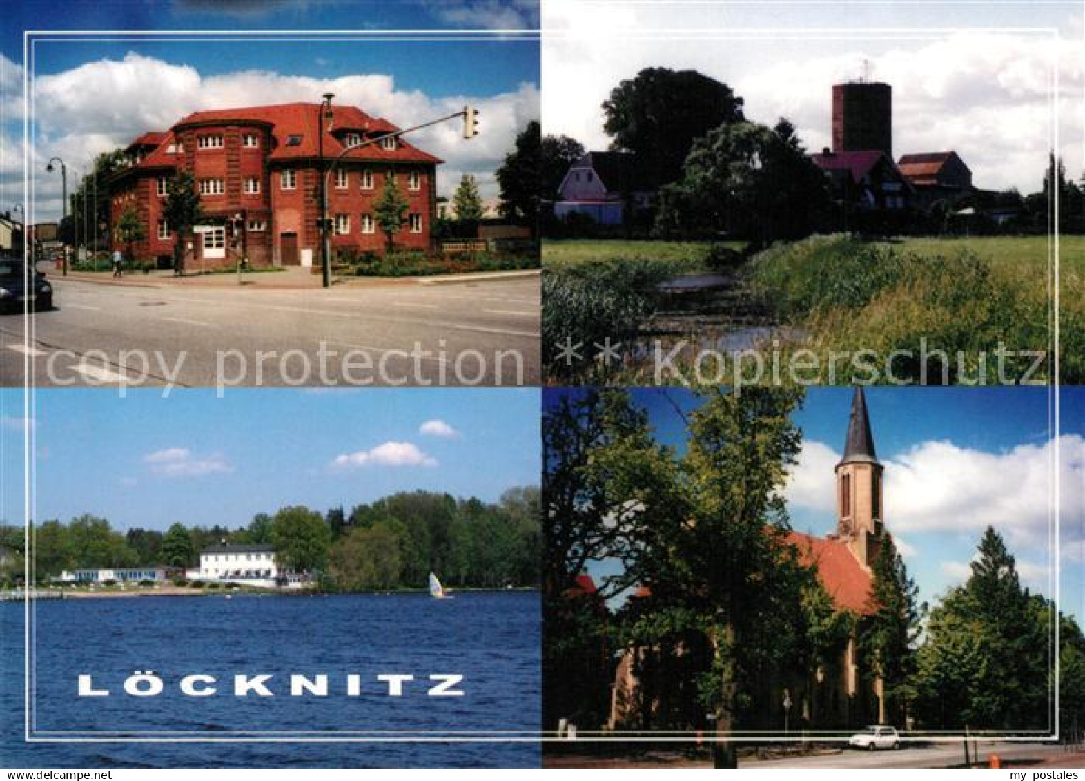 73226735 Loecknitz Mecklenburg-Vorpommern Amtsgebaeude Burgfried Loecknitzer See