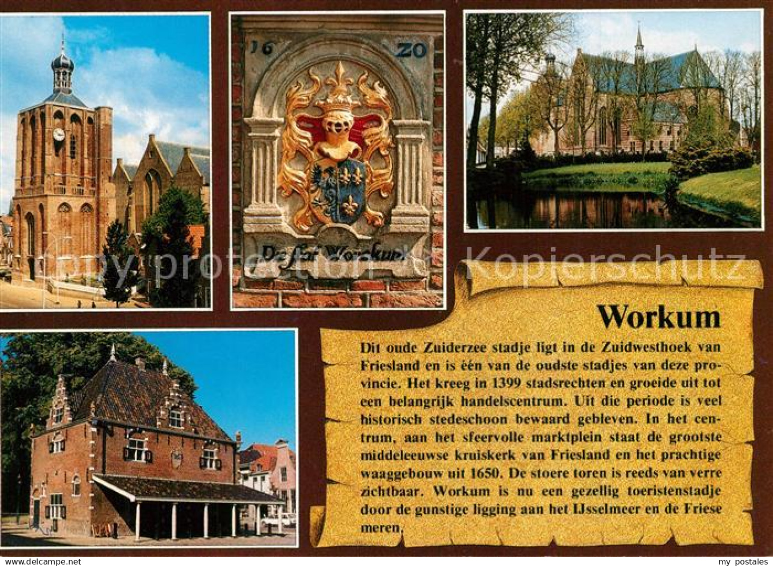 73227450 Workum Kirche Wappen Museum Warkums Erfskip