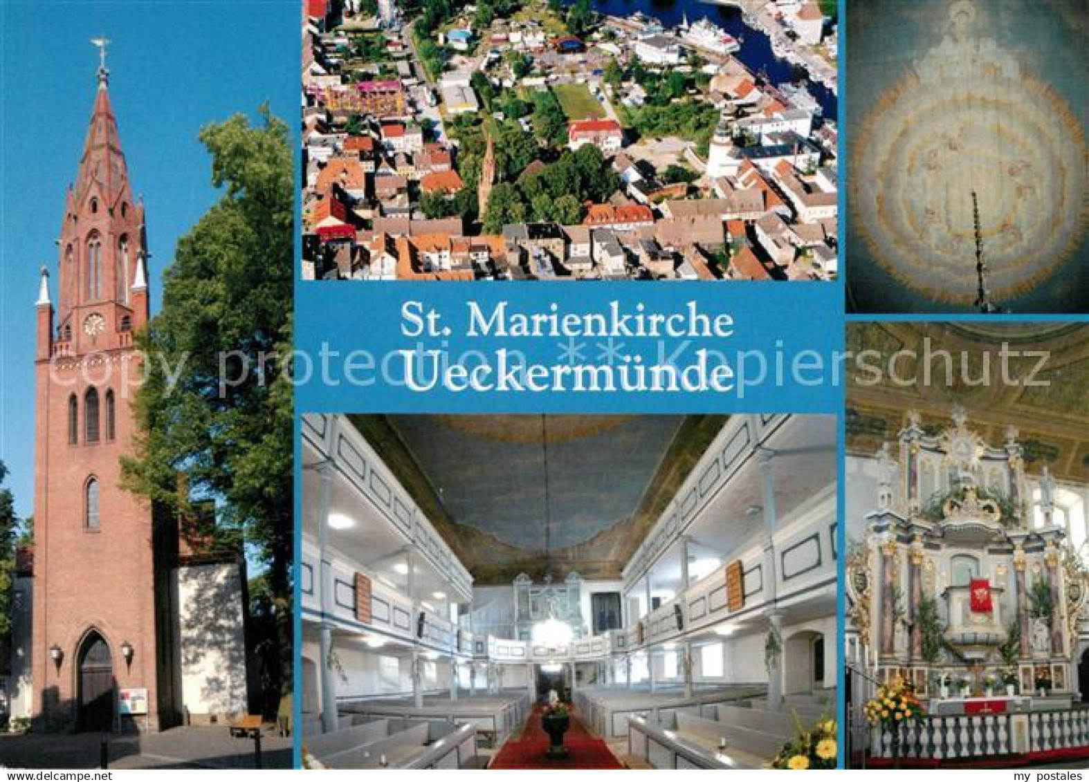 73228843 Ueckermuende Mecklenburg Vorpommern Sankt Marienkirche Ueckermuende Mec