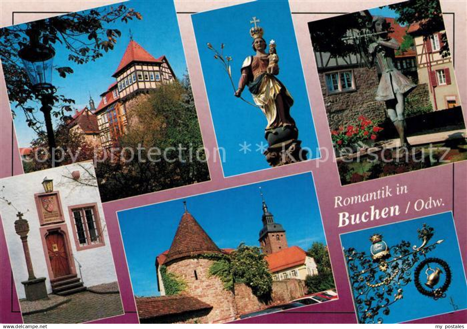 73231151 Buchen Baden Schloss Kirche Denkm?ler Buchen Baden