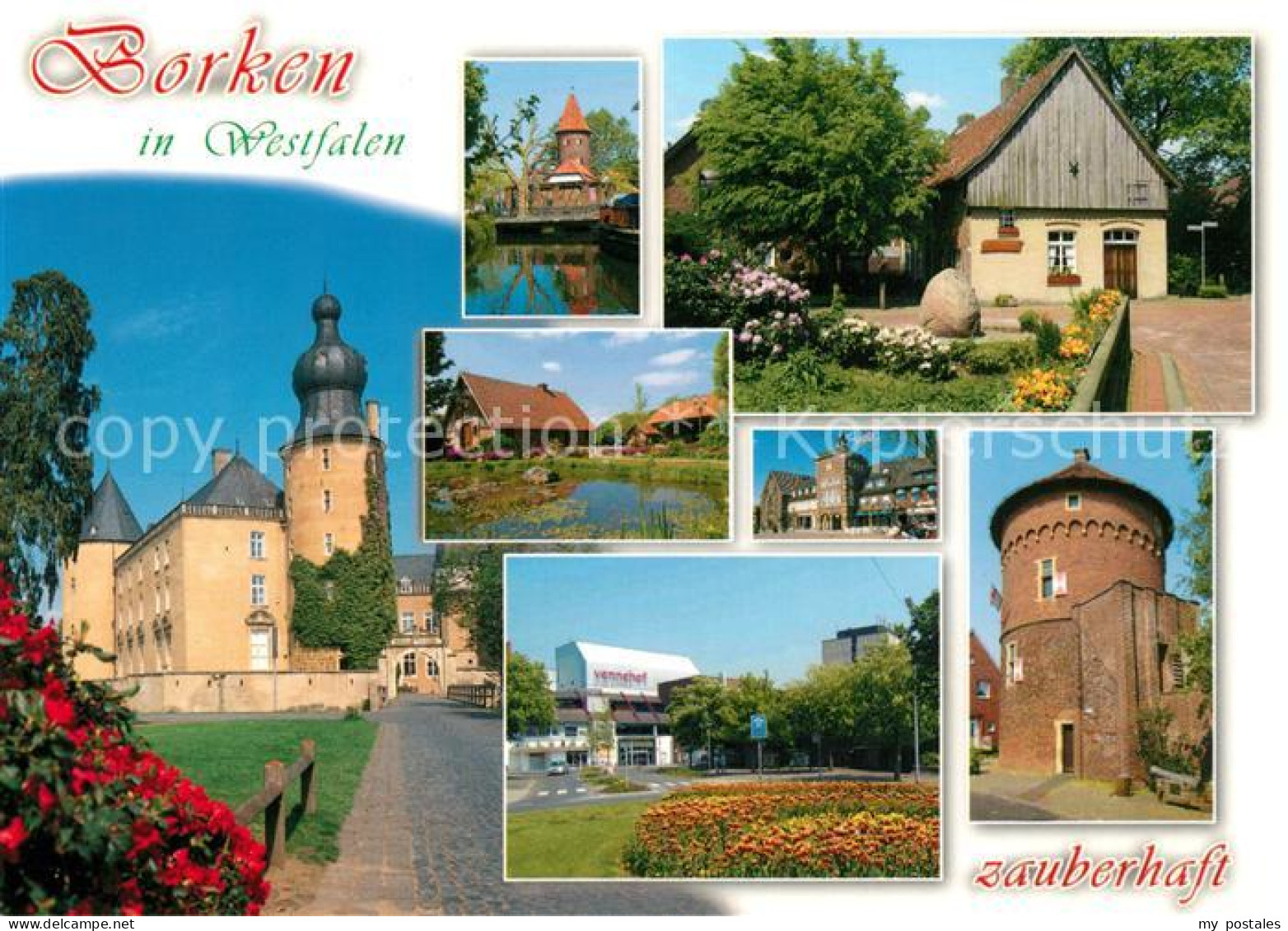 73231505 Borken Westfalen Turm Schloss Vennehof Borken Westfalen