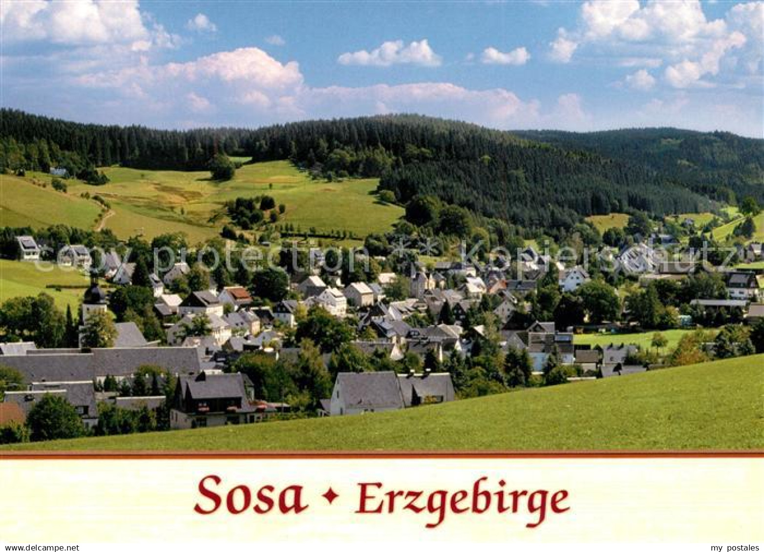 73232477 Sosa Erzgebirge Panorama Sosa Erzgebirge