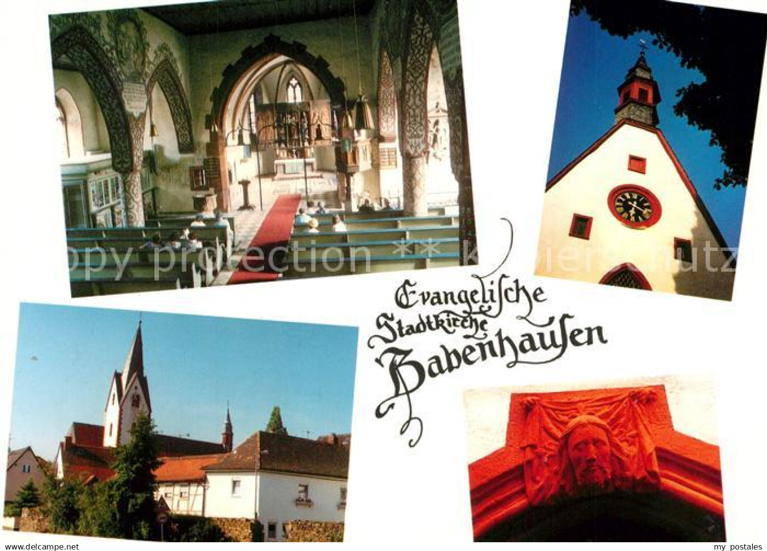 73233899 Babenhausen Hessen Evangelische Stadtkirche Residenzkirche