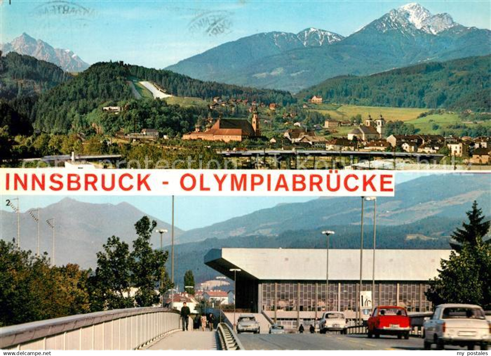 73238361 Innsbruck Panorama Olympiabruecke Innsbruck