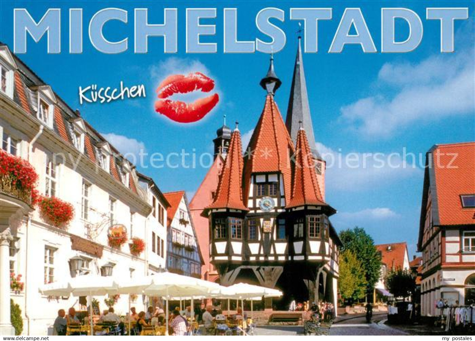 73238464 Michelstadt Altes Rathaus Kuesschen Michelstadt