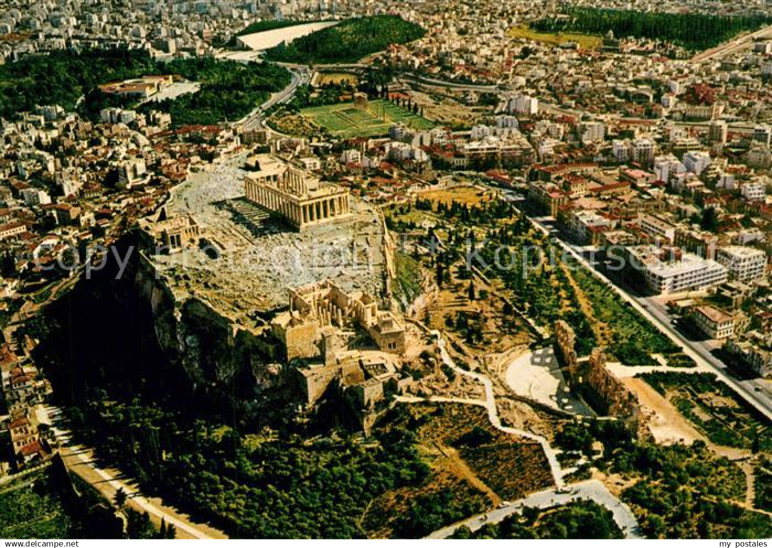 73241383 Athen Griechenland Fliegeraufnahme Akropolis Athen Griechenland