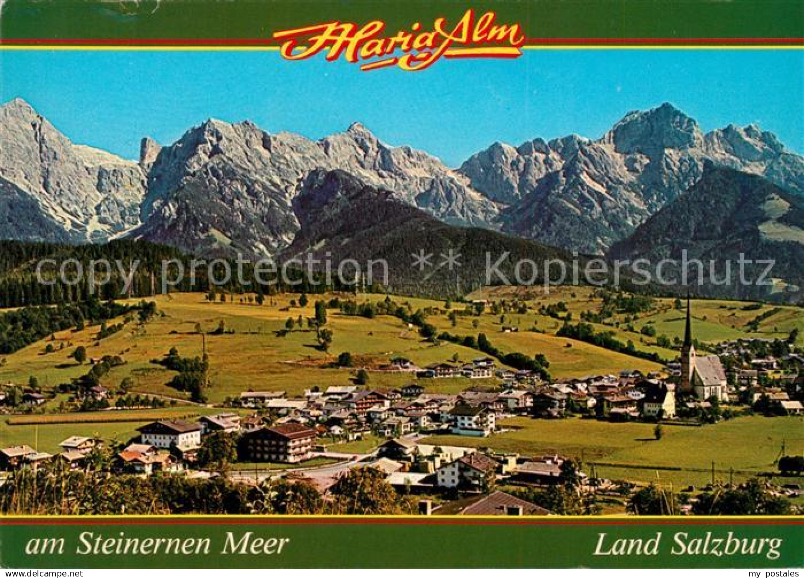 73244162 Maria Alm Steinernen Meer Fliegeraufnahme