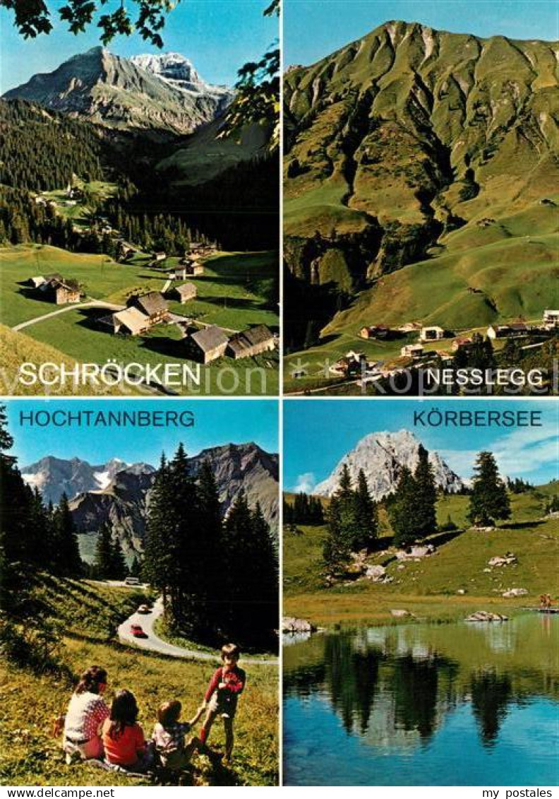 73248862 Schroecken Vorarlberg Nessleg Koerbersee Hochtannenberg Schroecken Vora