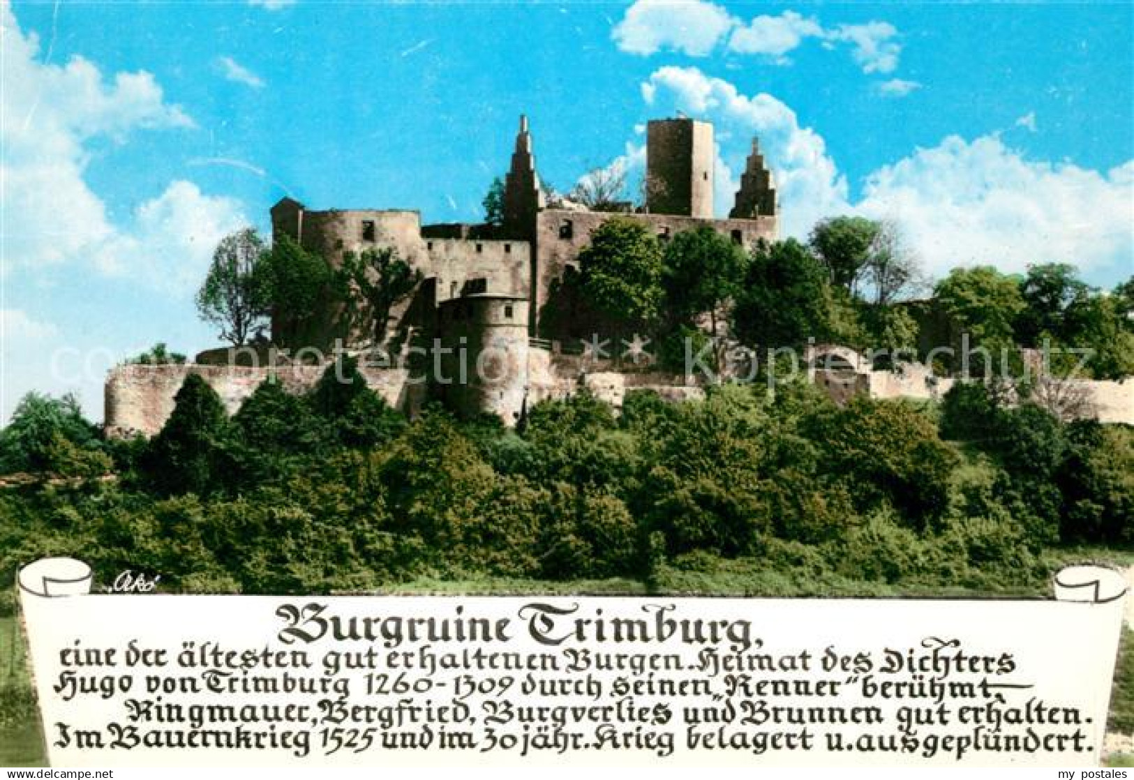 73258309 Bad Kissingen Burgruine Trimburg Bad Kissingen