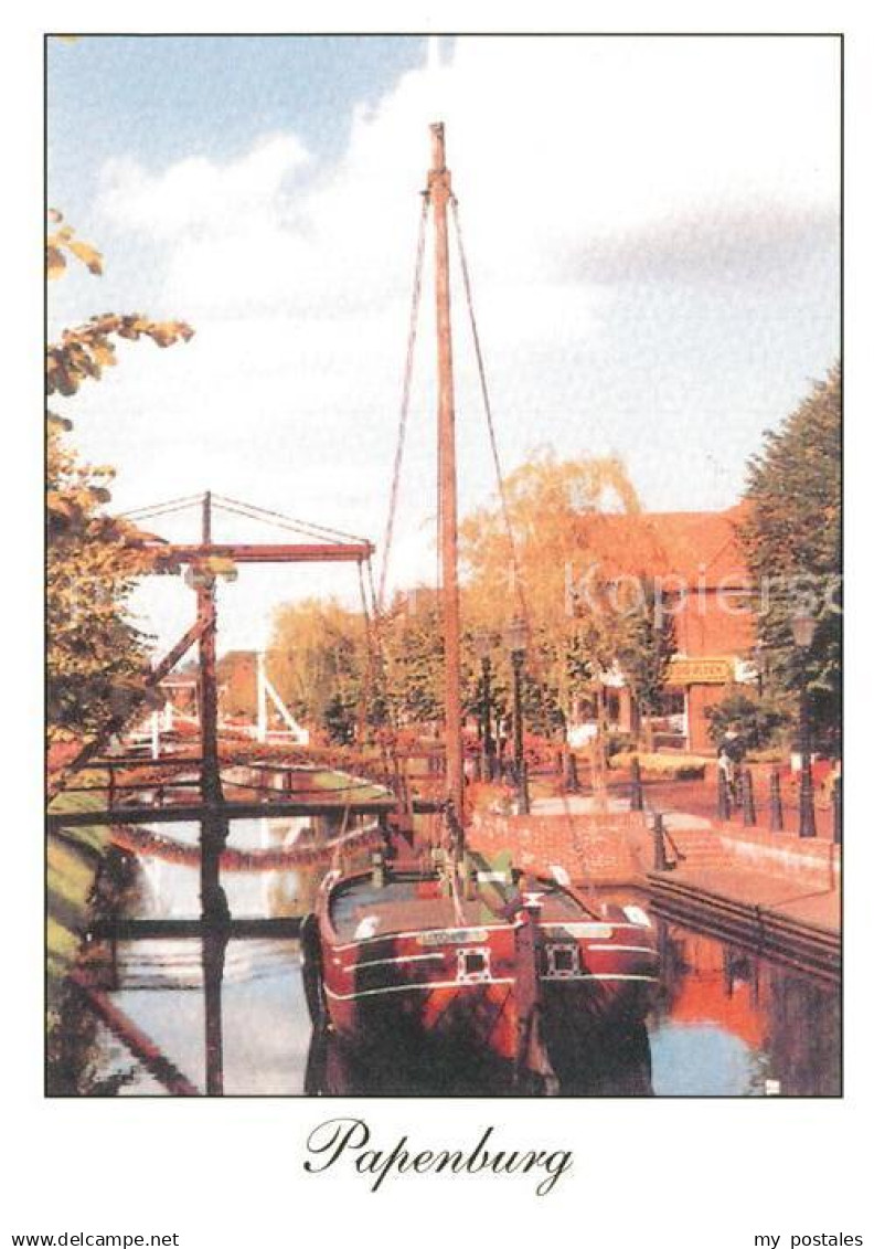 73263670 Papenburg Ems Holzbruecke Kanal Papenburg Ems