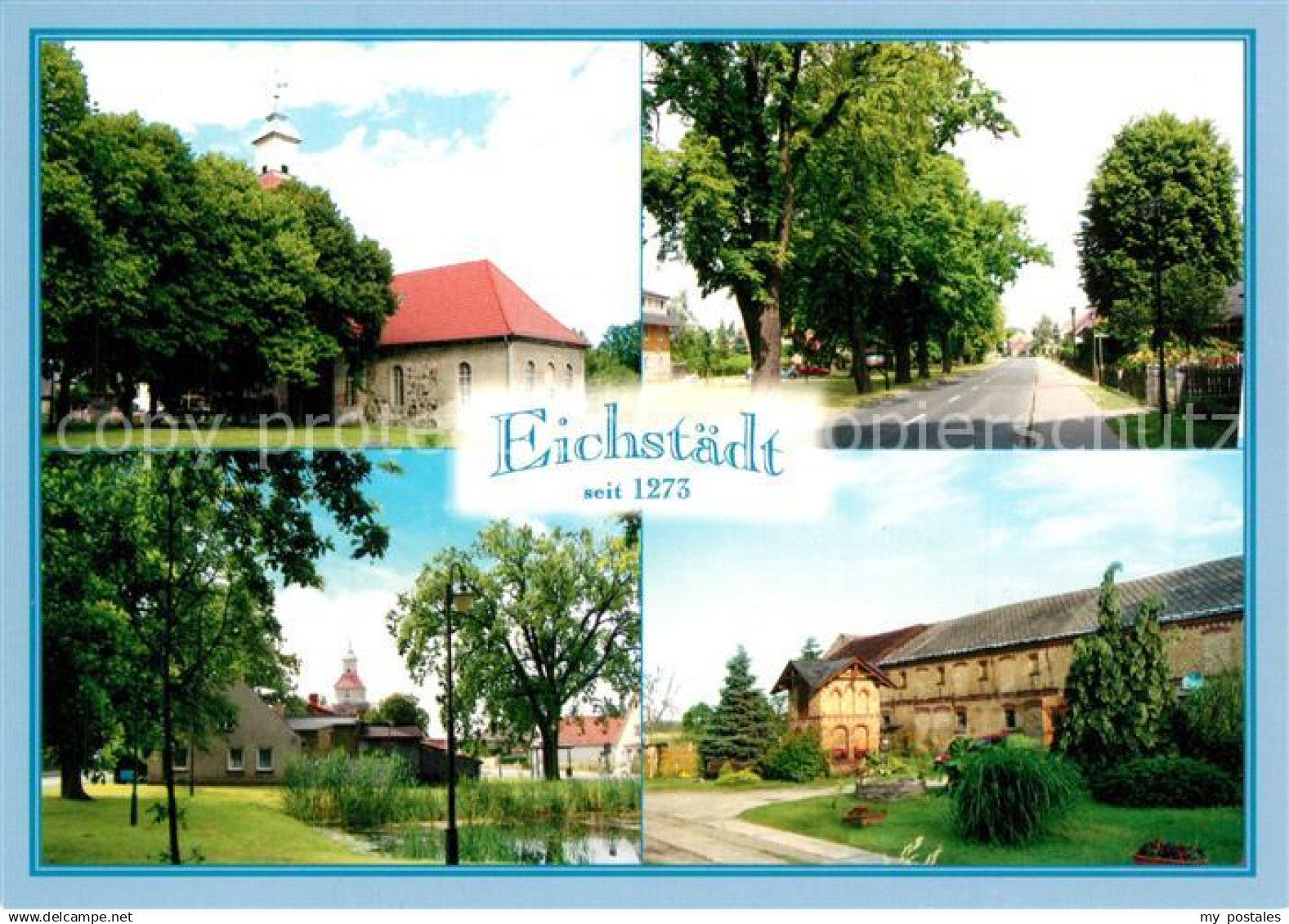 73267303 Eichstaedt Gemeinde Oberkraemer Kirche Am Eichenweg Teich Eichenring Ta