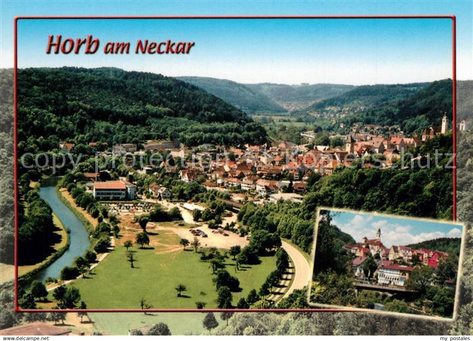 73267461 Horb Neckar Fliegeraufnahme