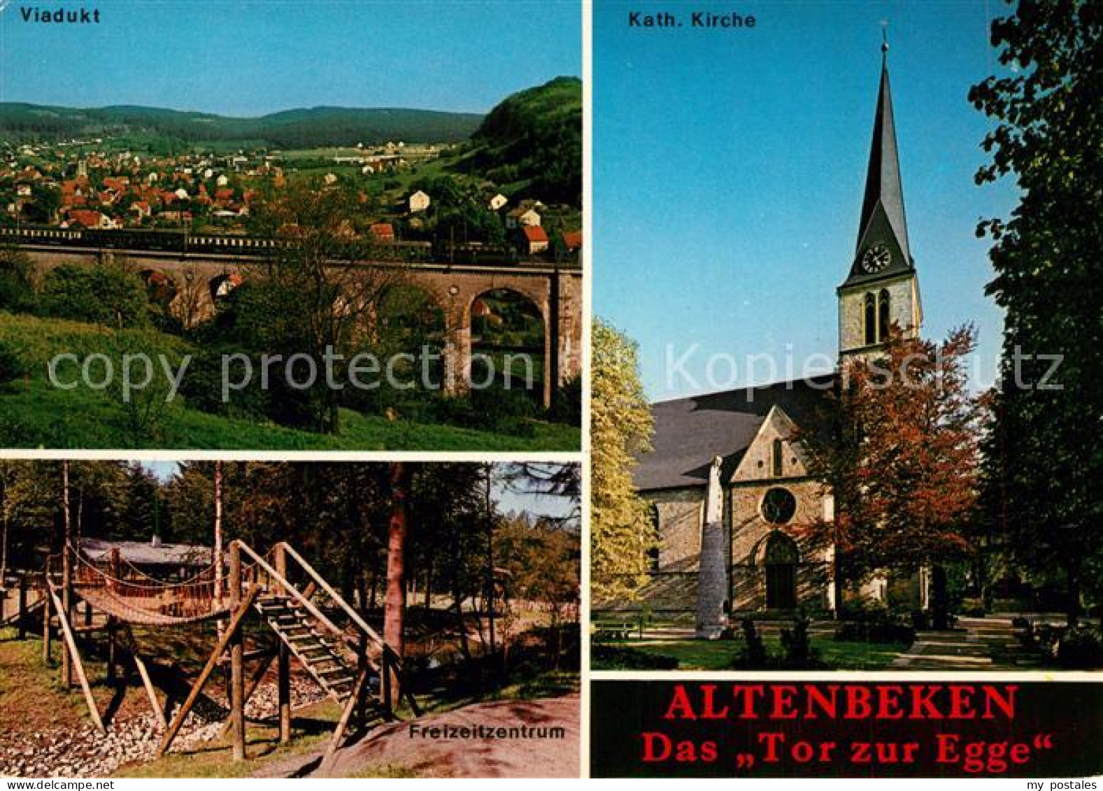 73268897 Altenbeken Tor zur Egge Katholische Kirche Viadukt Freizeitzentrum Alte