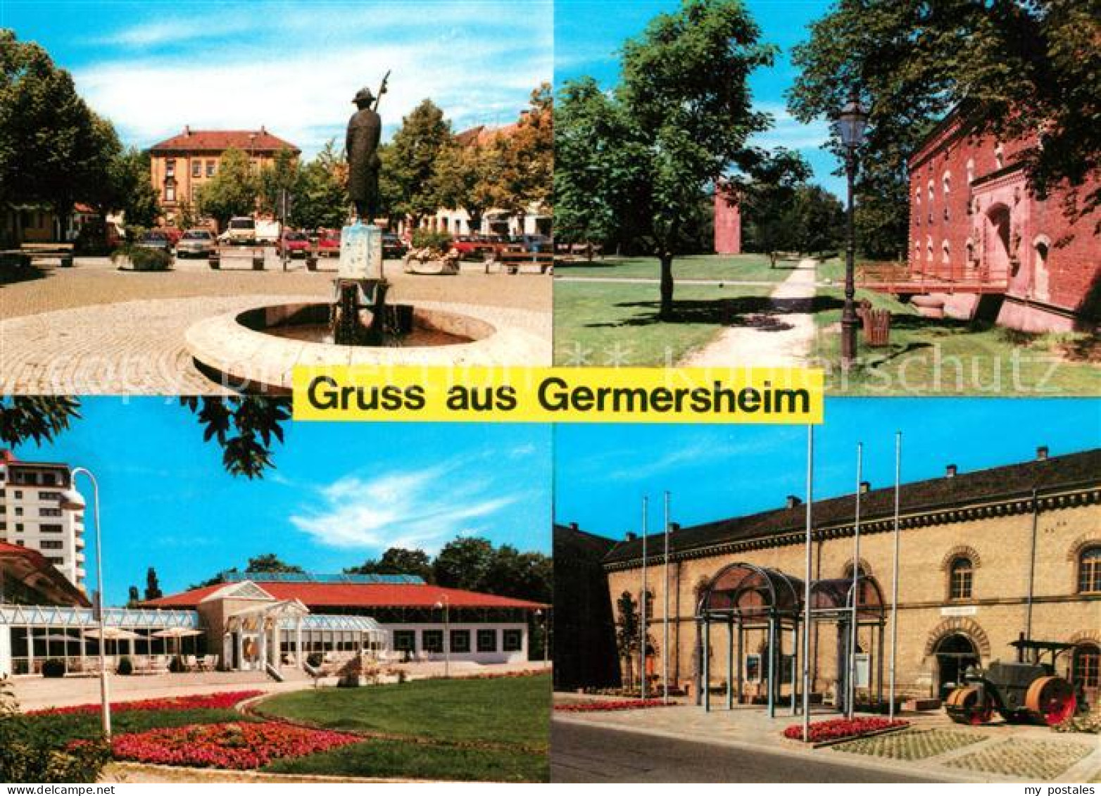 73271136 Germersheim Stadtplatz Park Kurhaus Zeughaus Germersheim