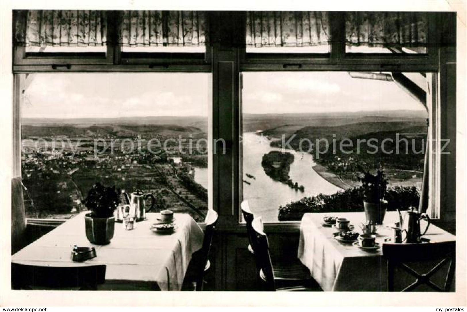 73277617 Drachenfels Hotel Restaurant auf dem Drachenfels mit Rheinblick