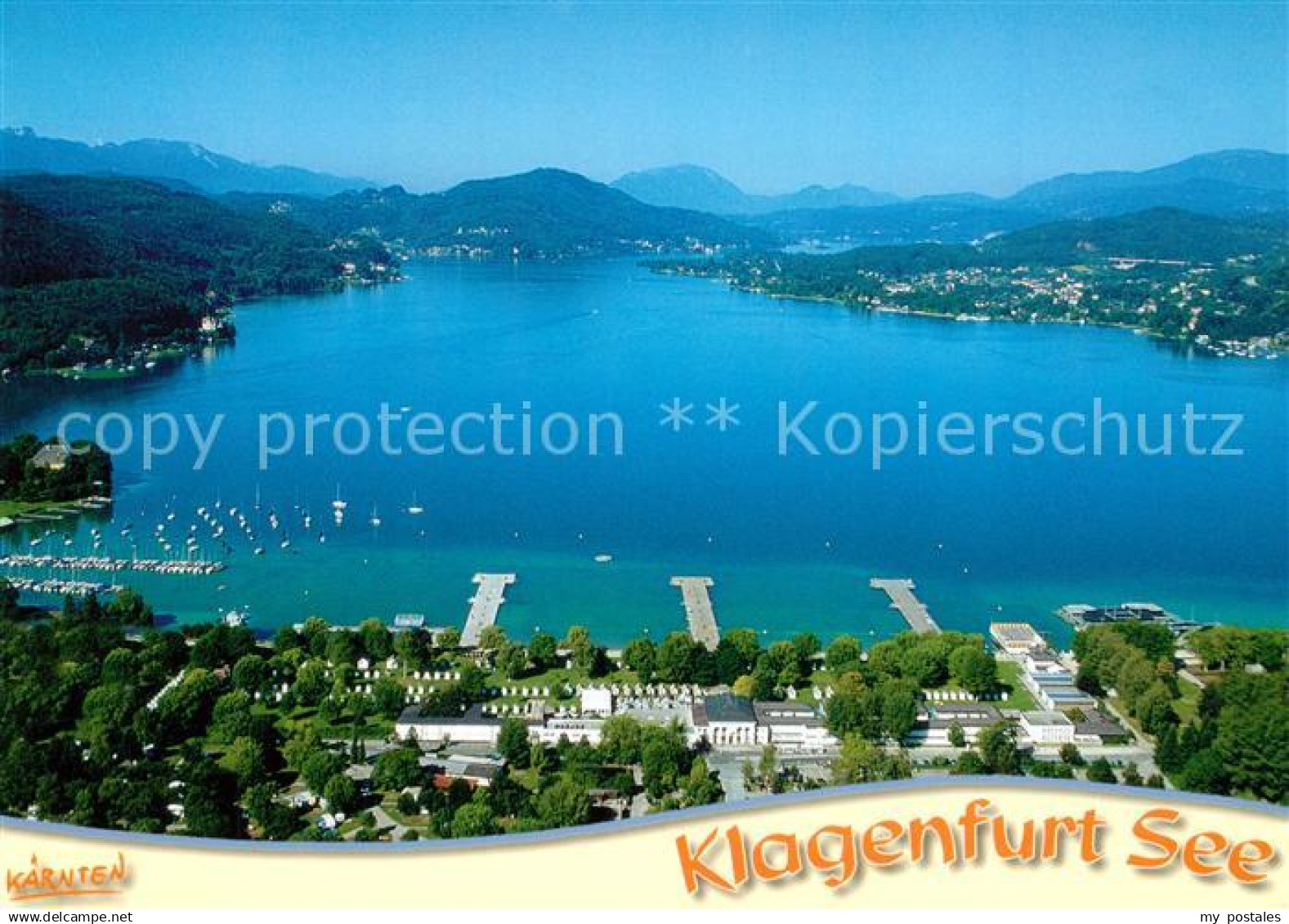 73280508 Klagenfurt Woerthersee Strandbad Klagenfurt mit Campingplatz Klagenfurt