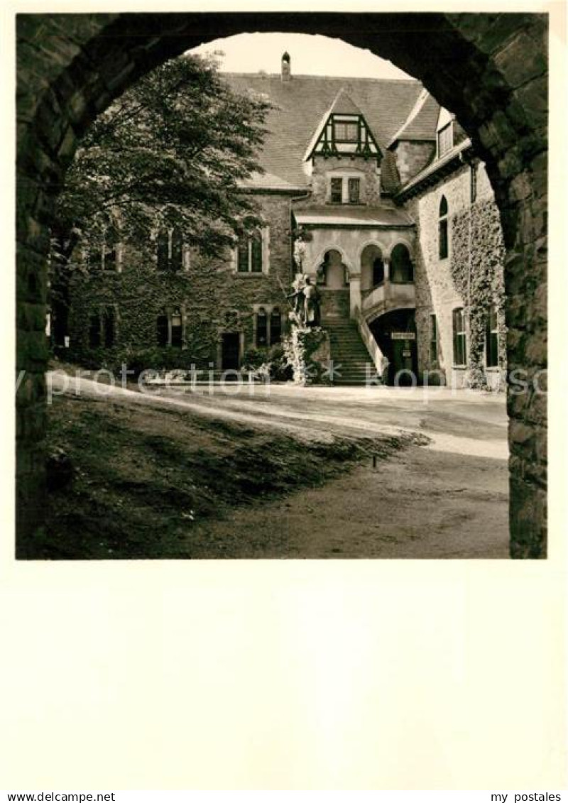 73290813 Burg Wupper Schloss Burg Schlosshof mit Kapelle Burg Wupper