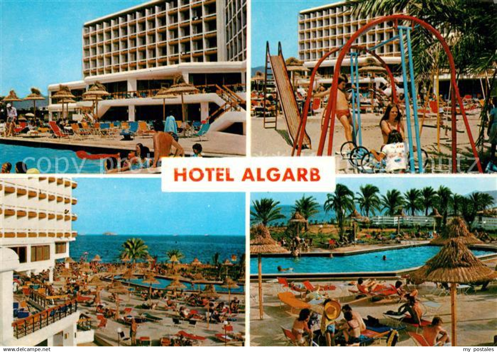 73295103 Ibiza Islas Baleares Hotel Algarb Spielplatz Swimmingpool Ibiza Islas B