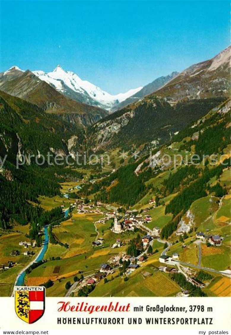 73297710 Heiligenblut Kaernten Grossglockner Fliegeraufnahme Heiligenblut Kaernt