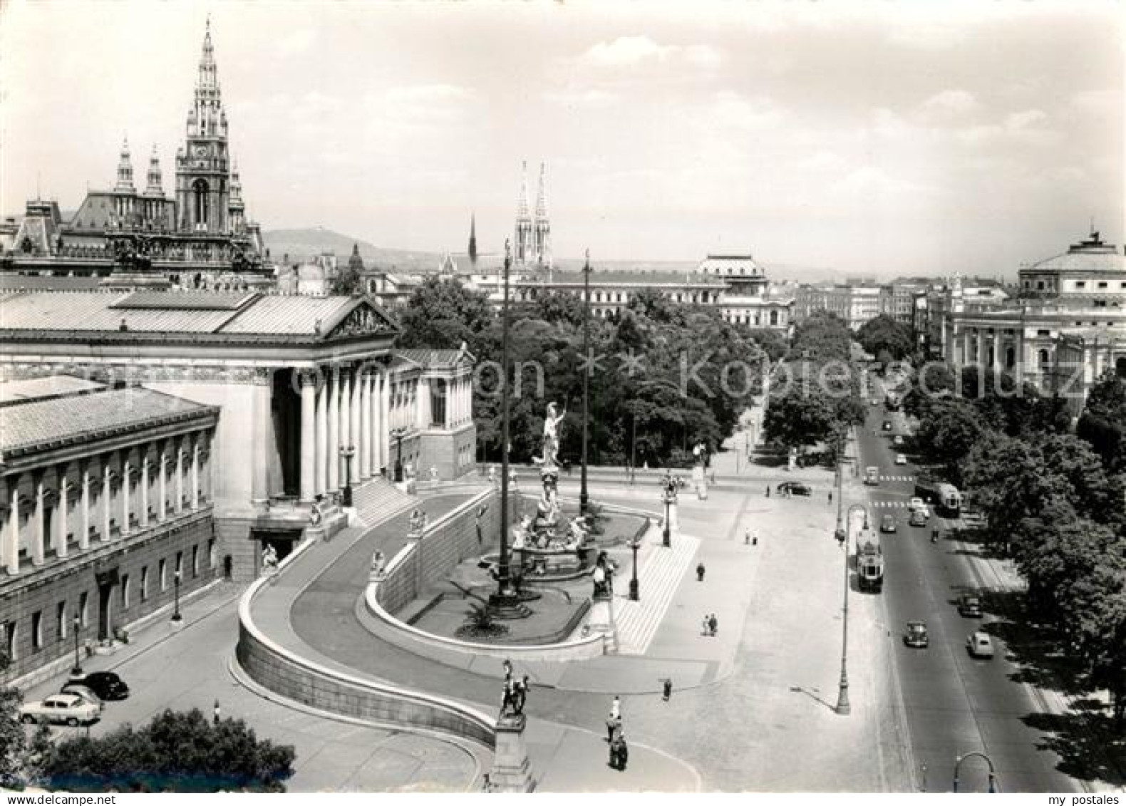 73305864 Wien Ringstrasse Rathaus Parlament Wien