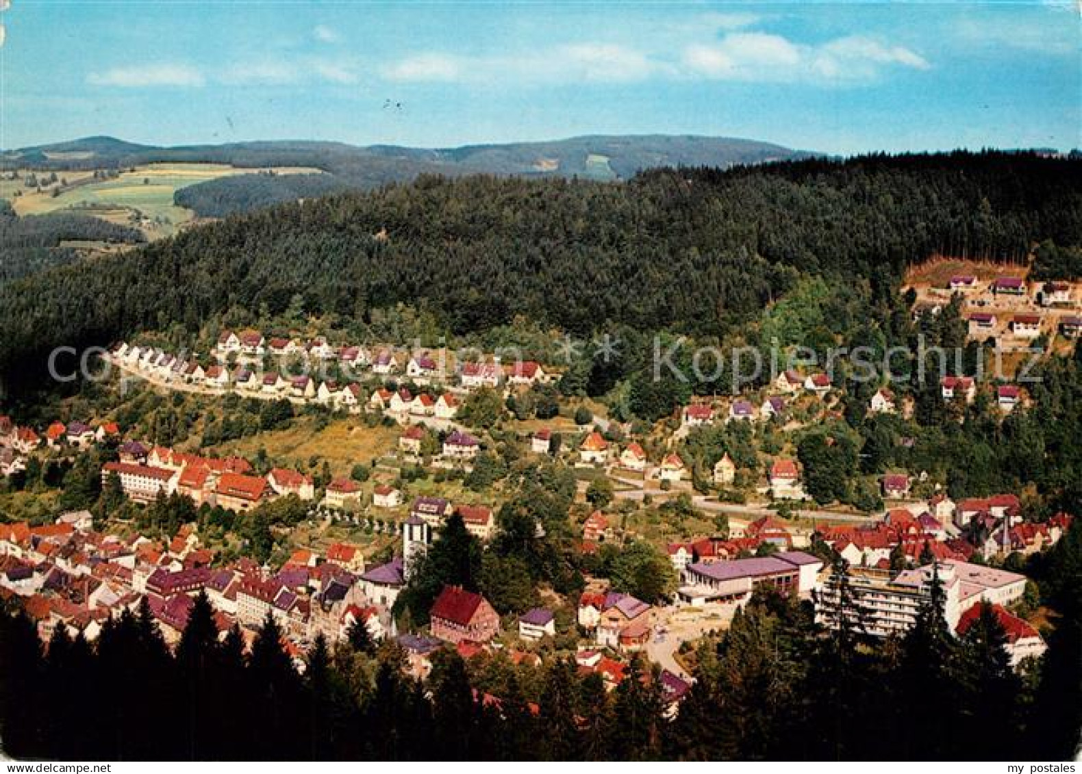 73306204 Triberg Schwarzwald Fliegeraufnahme Triberg Schwarzwald