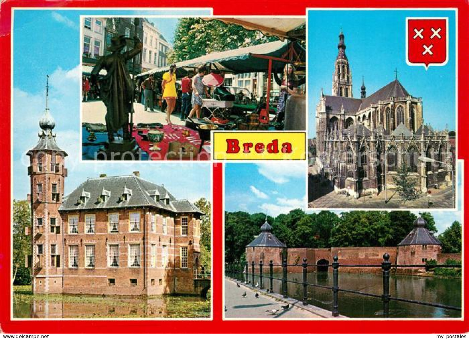 73313046 Breda Noord-Brabant Markt Muenster Breda Noord-Brabant