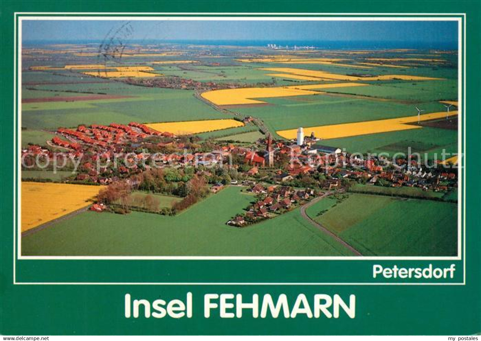 73321625 Petersdorf Fehmarn Fliegeraufnahme Petersdorf Fehmarn