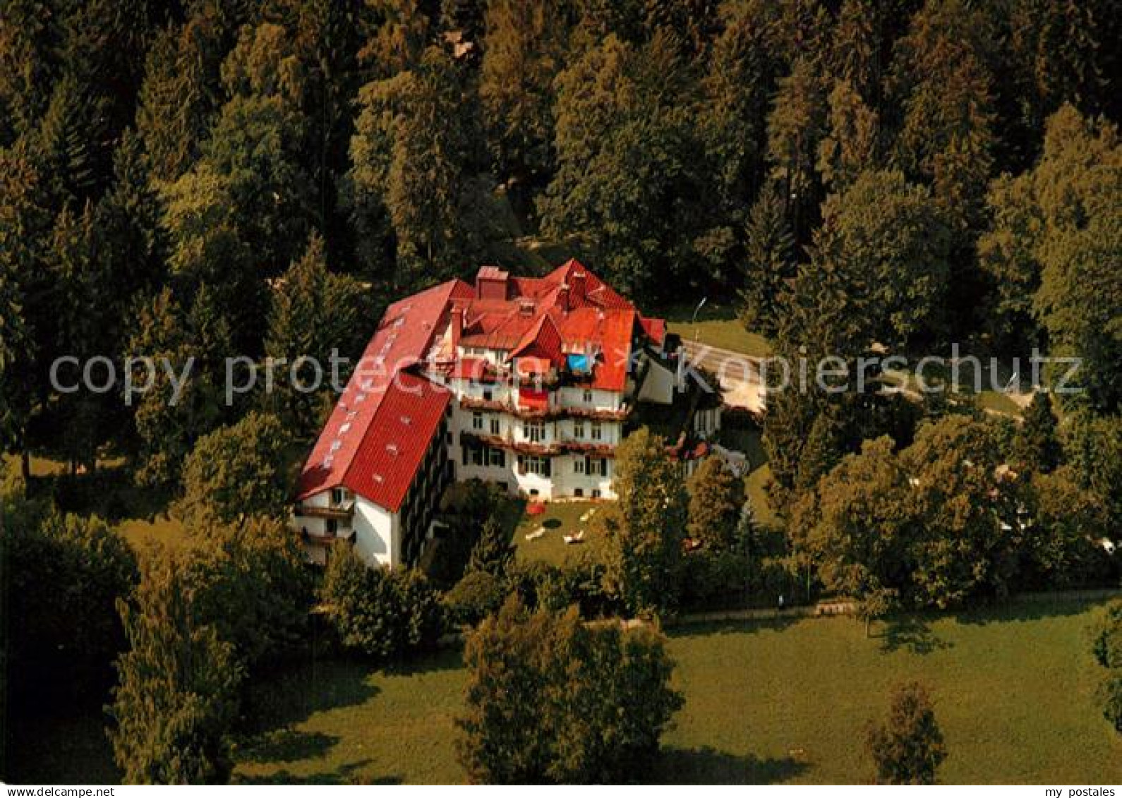 73324906 Bad Woerishofen Fliegeraufnahme Kurparksanatorium  Bad Woerishofen