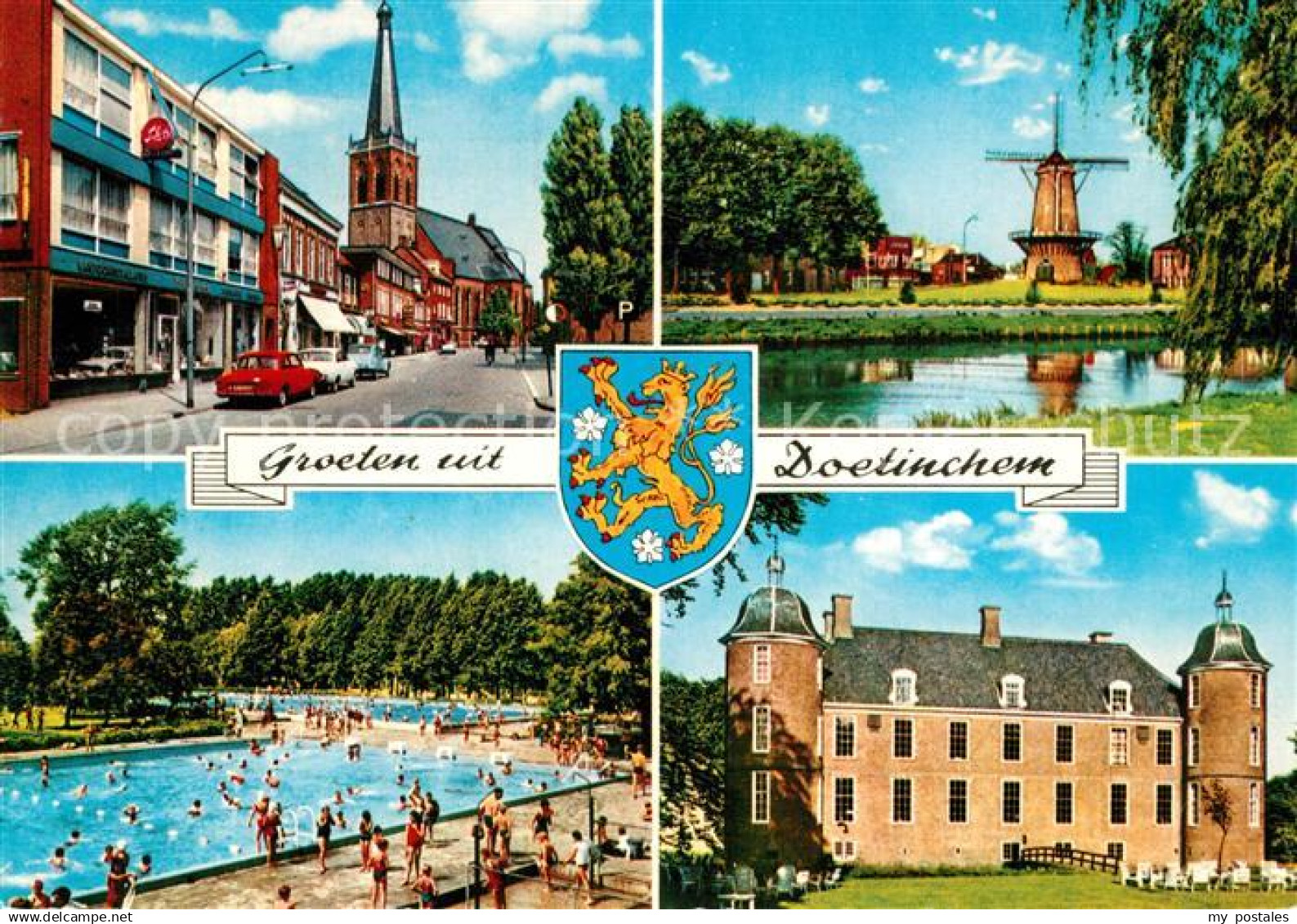 73328438 Doetinchem Schwimmbad Schloss Windmuehle Stadtansicht