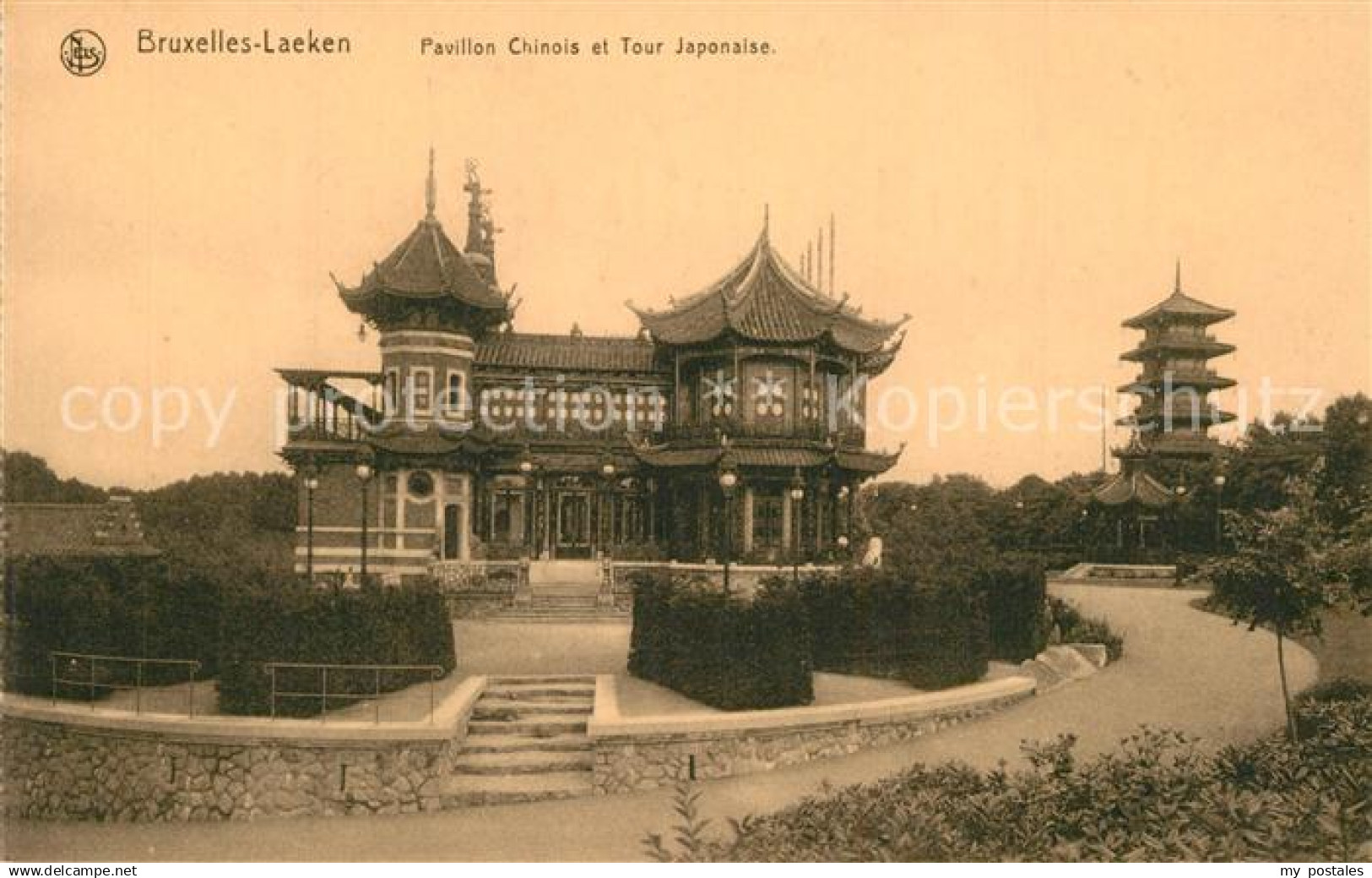 73336027 Laeken Pavillon Chinois et Tour Japonaise Laeken