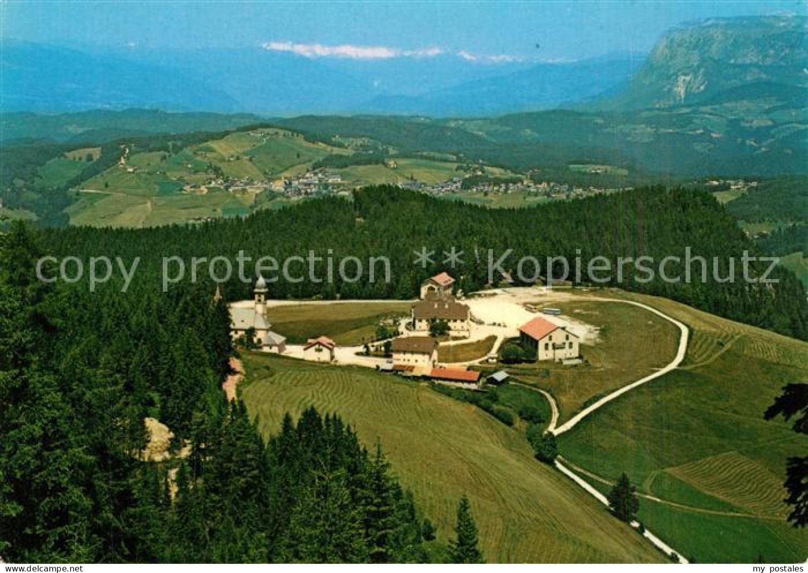 73336866 Monte San Pietro Santuario di Pietralba Fliegeraufnahme Monte San Pietr