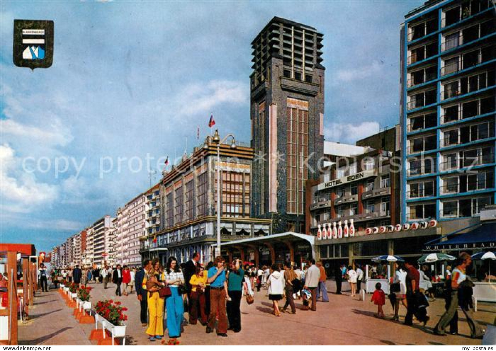 73358882 Blankenberge Zeedijk en Casino Blankenberge