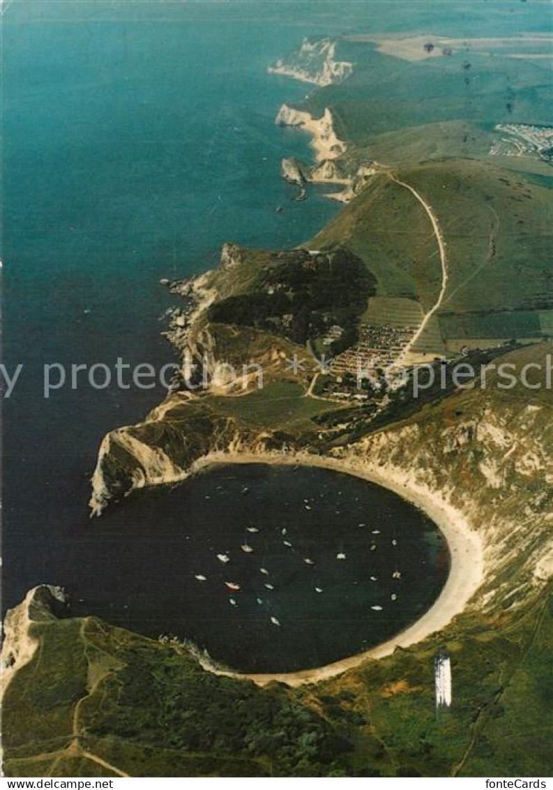 73492481 Dorset Lulworth Coveand the Dorset Coast Air view Dorset