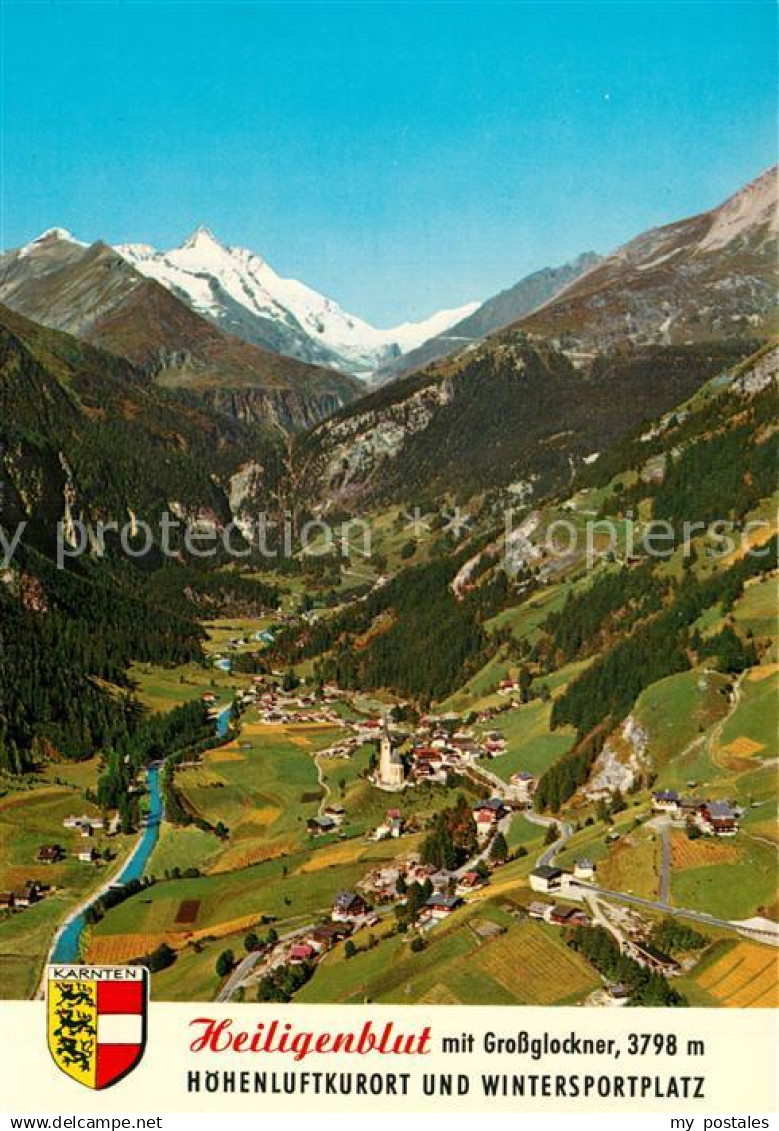 73512145 Heiligenblut Kaernten Grossglockner Fliegeraufnahme Heiligenblut Kaernt